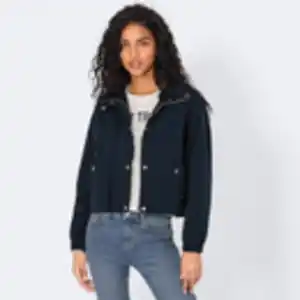 Damen-Blouson mit Knöpfen, Dark-blue