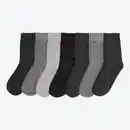 Bild 1 von Unisex-Socken mit unterschieldichen Farbkombinationen, 7er-Pack, Gray