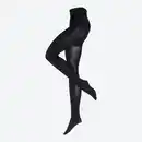 Bild 1 von Damen-Thermo-Strumpfhose mit Flachnähten, 120 DEN, Black