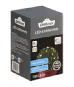 Dehner LED-Lichternetz, Farbwechselfunktion, ca. B45/H45 cm