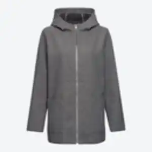 Damen-Jacke in Fleece-Optik, Gray