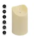 Bild 3 von Dehner LED-Outdoor-Kerze, creme, warmweiß