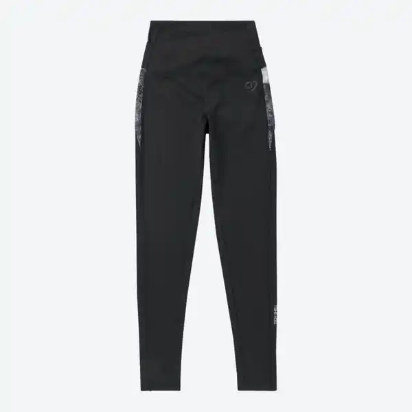 Bild 1 von Damen-Sportleggings mit Kontrasteinsätzen, Black