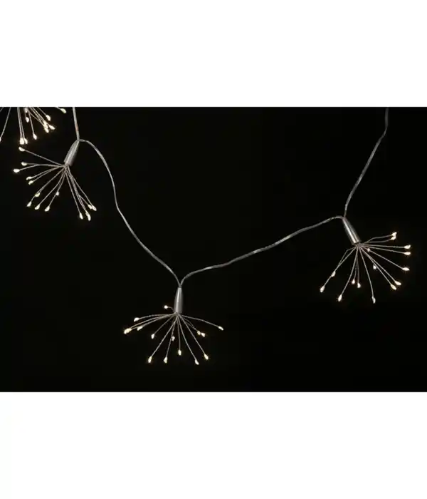 Bild 3 von Dehner LED-Kette Feuerwerk, 150 LEDs, warmweiß, ca. L180 cm