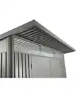 Bild 4 von Biohort Gerätehaus AvantGarde® A8, quarzgrau-metallic, ca. B260/H222/T380 cm