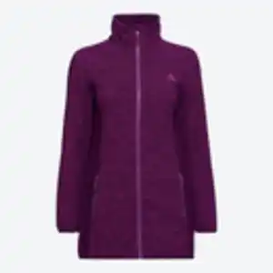 Damen-Microfleecejacke mit Stehkragen, Violet