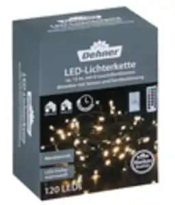 Dehner LED-Lichterkette, 120 LEDs, warmweiß, inkl. Fernbedienung