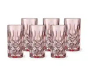 Nachtmann Noblesse Colors Longdrink, 6er-Set, rosé