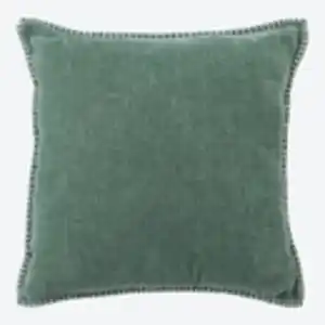 Dekokissen mit Horse-Stitching, ca. 43x43cm, Green