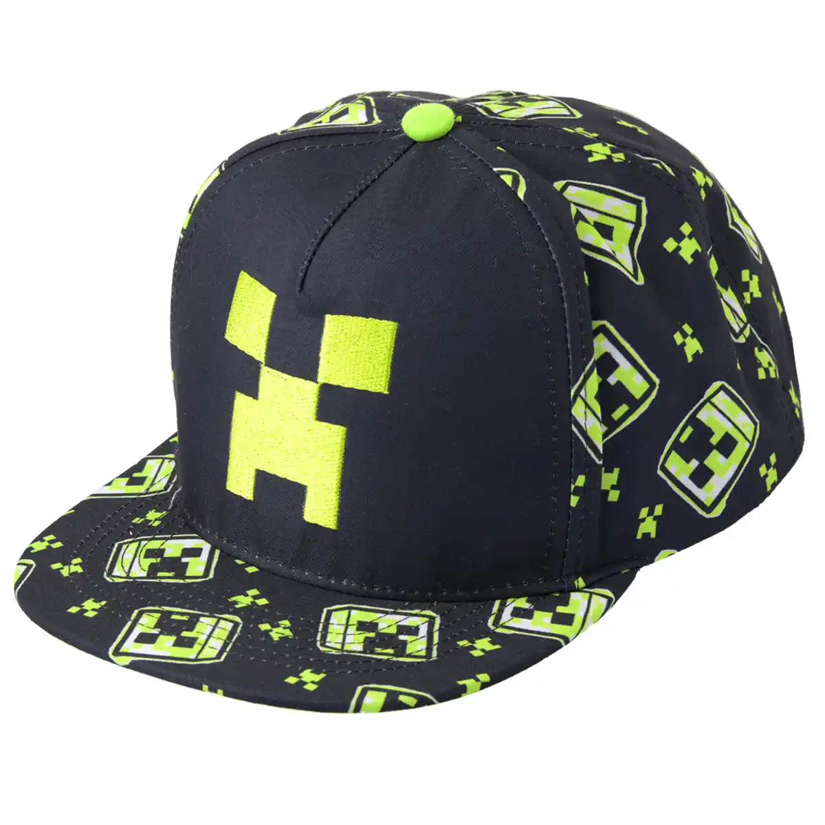 Bild 1 von Minecraft Kappe mit Allover-Print HELLGRÜN / SCHWARZ