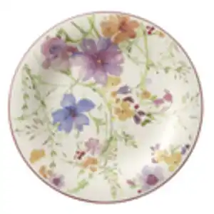 Villeroy & Boch Dessertteller Mariefleur Basic, Mehrfarbig, Keramik, Floral, rund, hitzebeständig, Essen & Trinken, Geschirr, Teller, Kuchenteller