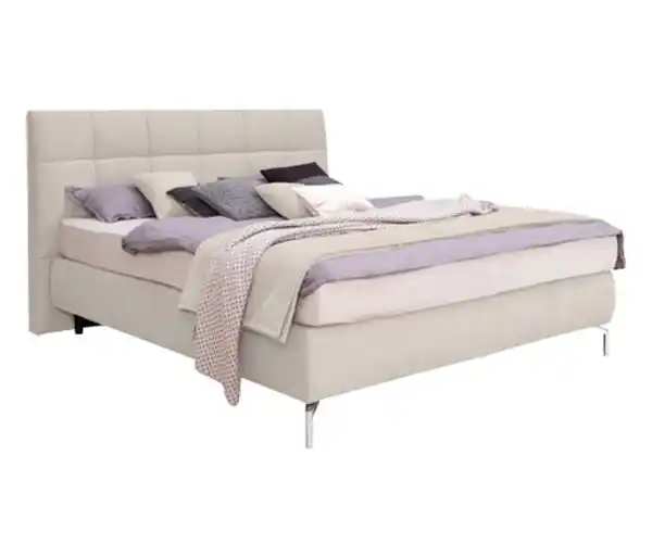 Bild 1 von Boxspringbett »Arano«, 140 x 200 cm, Matratzenhärtegrad H2, cremebeige