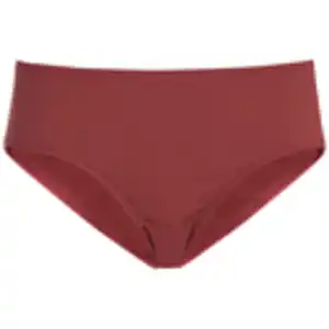 Damen Bikinipanty mit feiner Struktur DUNKELROT