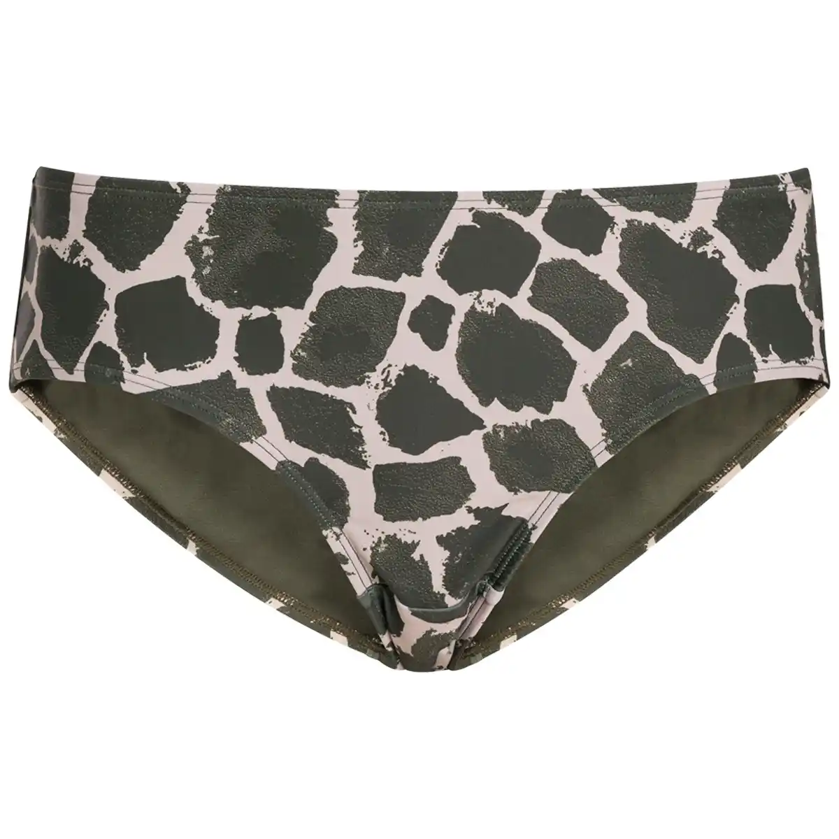 Bild 1 von Damen Bikinipanty im Animal-Look DUNKELGRAU / WEISS