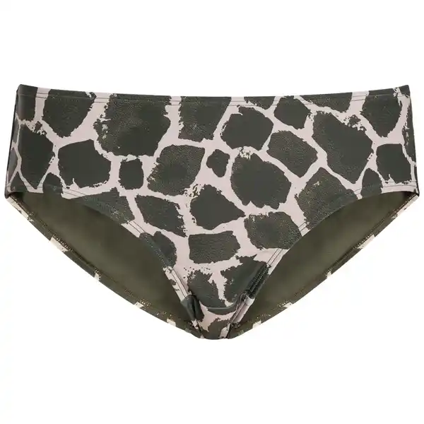 Bild 1 von Damen Bikinipanty im Animal-Look DUNKELGRAU / WEISS