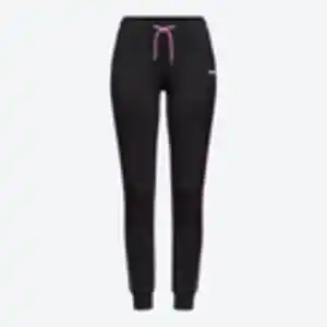 Damen-Jogginghose mit Seitenstreifen, Black