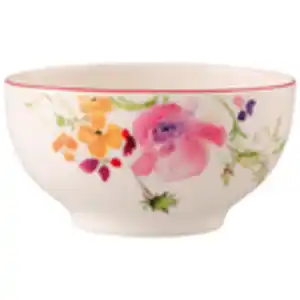 Villeroy & Boch Müslischale Mariefleur Basic, Mehrfarbig, Weiß, Keramik, Floral, rund, Essen & Trinken, Geschirr, Schalen & Schüsseln, Müslischalen