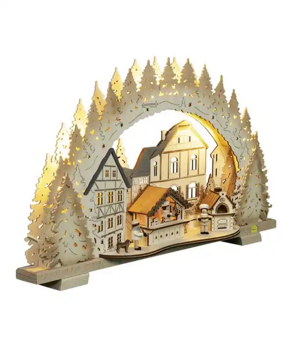 Bild 3 von HGD Schwibbogen Weihnachtsbäckerei, mit LED-Beleuchtung, ca. B52/H31,5/T7 cm