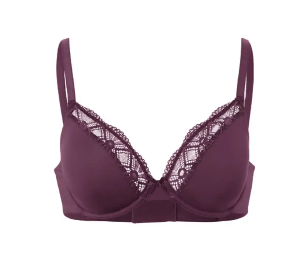 Bild 1 von Bügel-BH, aubergine