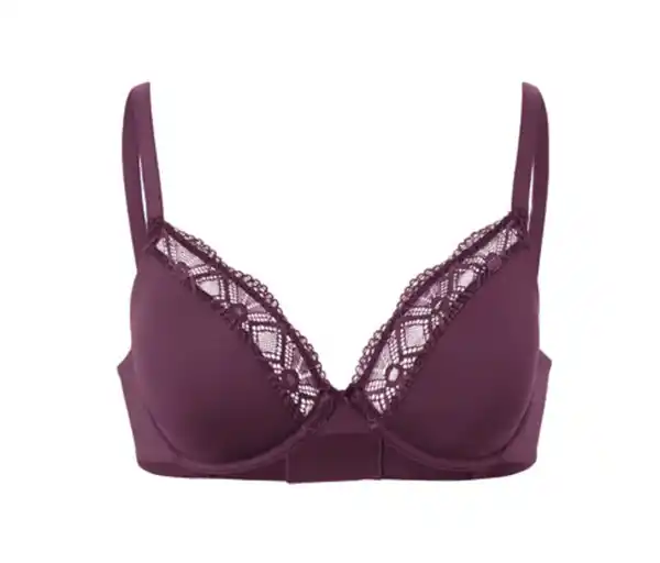 Bild 1 von Bügel-BH, aubergine