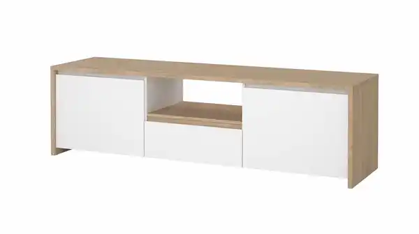 Bild 1 von TV-Lowboard weiß hochglanz - Jackson Hickory - 179 cm - NEXT