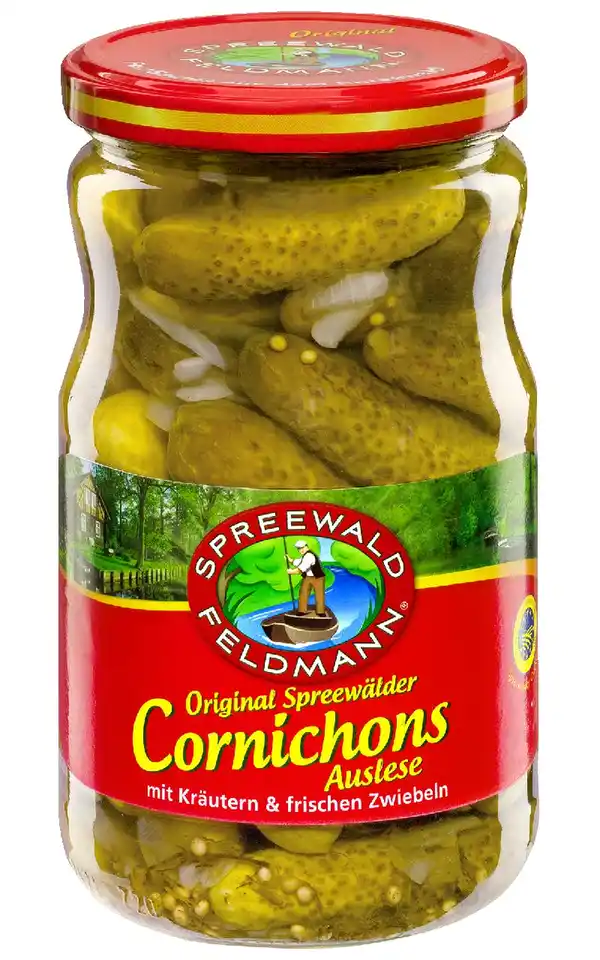 Bild 1 von Spreewald Feldmann Sauerkonserven Cornichons (370g)