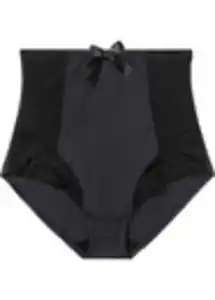 Geschmückte Shape Panty mit mittlerer Formkraft, 42, Schwarz