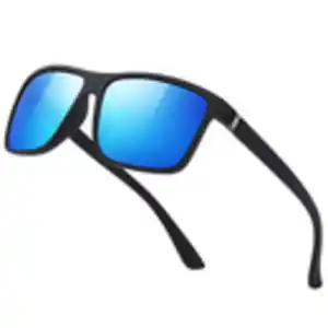 suoso Polarisiert Sonnenbrille Herren Damen Unisex Schwarz Retro Ultraleicht Rahmen UV400 Shutz Sonnenbrillen Polarisierte Klassische Brille für Fahren Geschäftsreise Reise