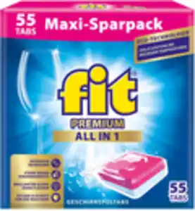 FIT Spülmaschinen-Tabs, 55 - 90-St.-Packg.