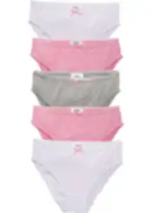 Mädchen Slip (5er Pack), 128/134, Rosa