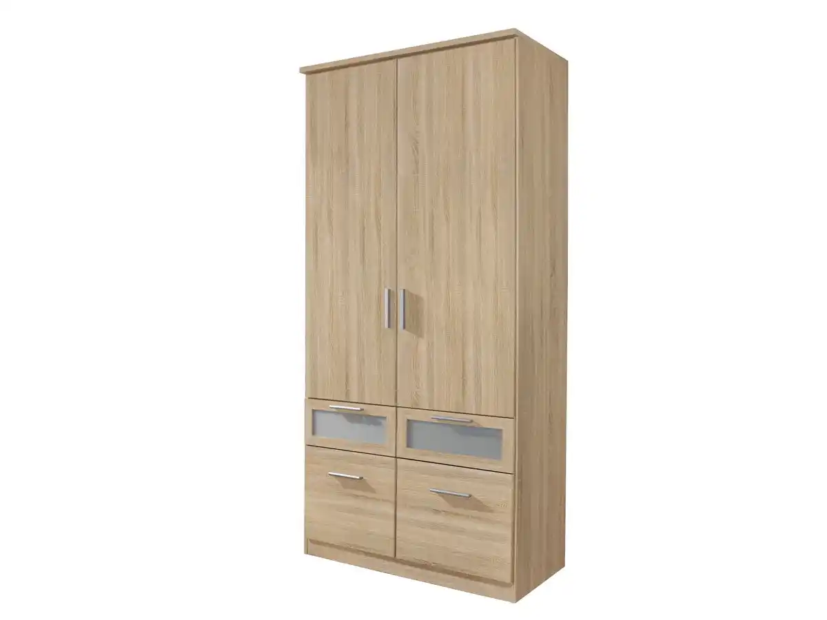 Bild 1 von Kleiderschrank Sonoma Eiche 91 cm 2-türig - BOCHUM