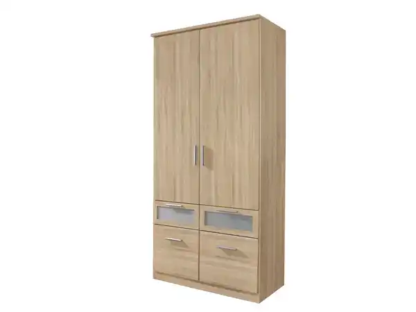 Bild 1 von Kleiderschrank Sonoma Eiche 91 cm 2-türig - BOCHUM