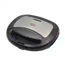 Bild 1 von Elta Sandwichtoaster ST-102 Edelstahl schwarz Edelstahl Kunststoff B/H/T: ca. 24x7x21 cm