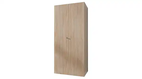 Bild 1 von Kleiderschrank 80 cm Sägerau Eiche 2-türig - MULTIRAUM