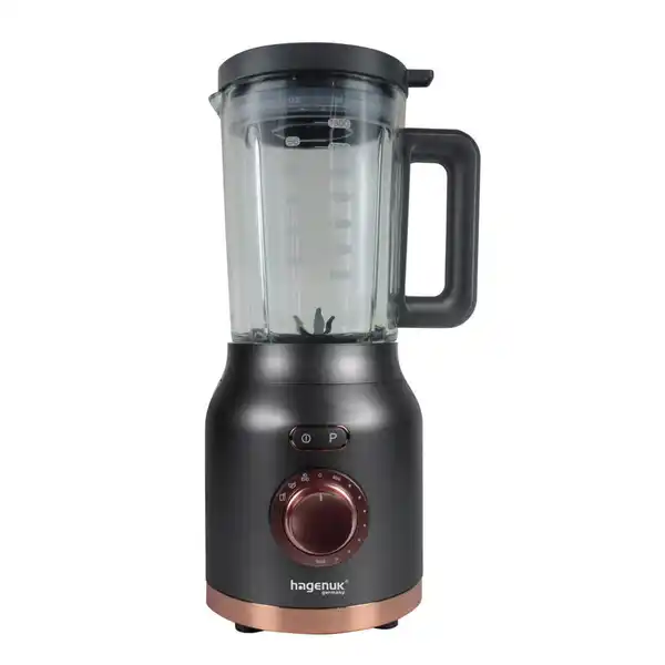 Bild 1 von Hagenuk Standmixer BL-1200G schwarz roségold Kunststoff Glas B/H/T: ca. 22x42x21 cm