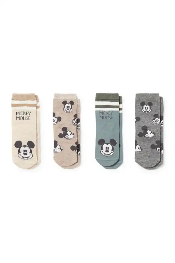 Bild 1 von C&A Multipack 4er-Micky Maus-Baby-Socken mit Motiv, Grün, Größe: 15-17