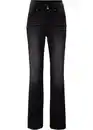 Bild 1 von Bootcut Jeans Mid Waist, Shaping, 38, Schwarz