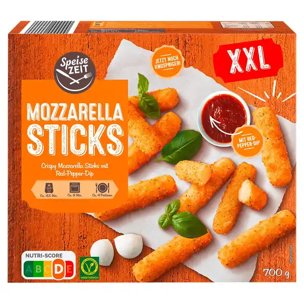 Bild 1 von SPEISEZEIT Mozzarella-Sticks XXL 700 g