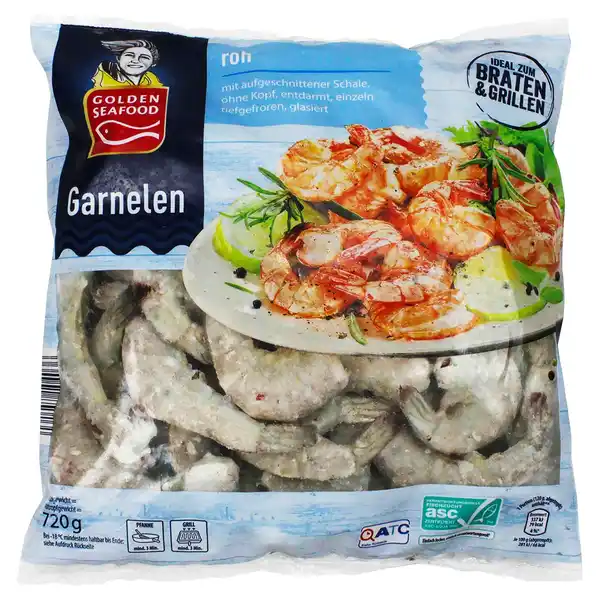 Bild 1 von GOLDEN SEAFOOD Garnelen 720 g