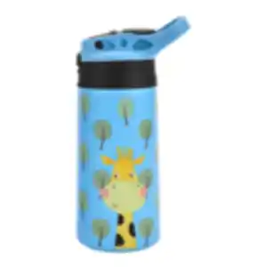 BTS Trinkflasche mit Tiermotiv, Giraffe