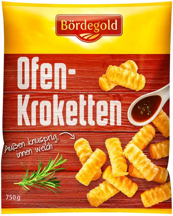 Bild 1 von BÖRDEGOLD Ofen-Kroketten, 750-g-Packg.