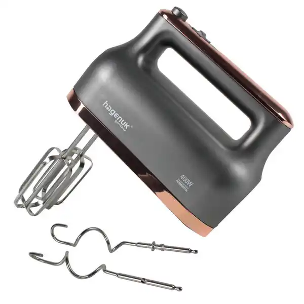 Bild 1 von Hagenuk Handmixer HM-400.2 schwarz roségold Kunststoff B/H/T: ca. 28x20x10 cm