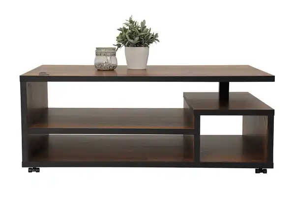 Bild 1 von Couchtisch Oldwood - schwarz 106 x 68 cm - EIKE