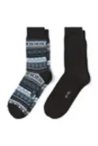 C&A Multipack 2er-Thermo-Socken, Blau, Größe: 39-42