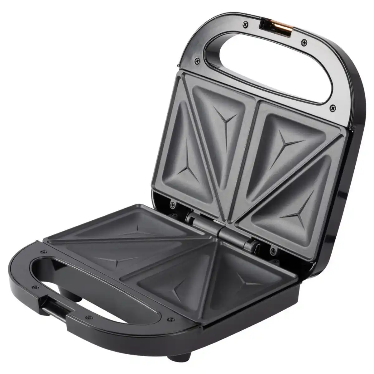 Bild 1 von BERGNER Sandwichtoaster BG-53005-CP schwarz Kupfer Aluminium Kunststoff B/H/L: ca. 22x9x22 cm