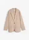 Bild 1 von Leichter Long-Blazer mit Leinen, Loose Fit, 38, Beige