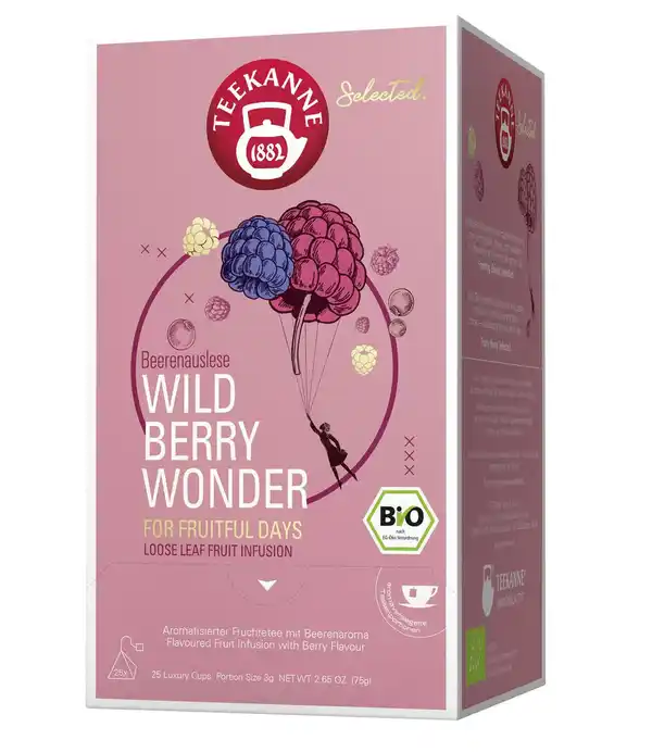 Bild 1 von Teekanne Selected Bio Wild Berry Wonder 25 Teebeutel  (63 g)