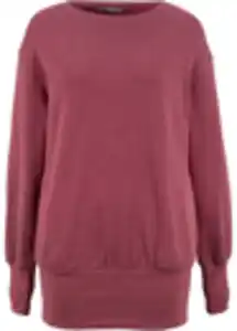 Oversize-Sweatshirt, langarm, 36/38, Rot