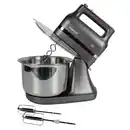 Bild 1 von Hagenuk Handmixer-Set HMS-400 schwarz roségold Kunststoff Edelstahl B/H/T: ca. 22x34x34 cm