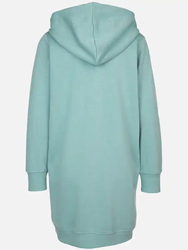 Bild 2 von Damen Sweatkleid mit Kapuze Türkis